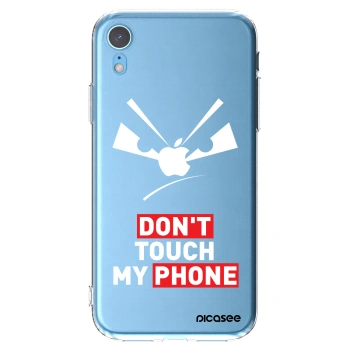 Picasee silikonový průhledný obal pro Apple iPhone XR - Evil Eye - Transparent