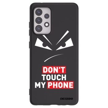 Picasee silikonový černý obal pro Samsung Galaxy A52s 5G A528B - Evil Eye - Transparent