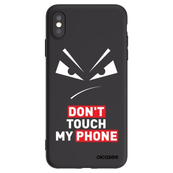 Picasee silikonový černý obal pro Apple iPhone XS Max - Evil Eye - Transparent