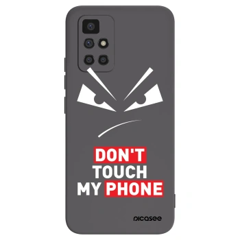 Picasee silikonový černý obal pro Xiaomi Redmi 10 - Evil Eye - Transparent
