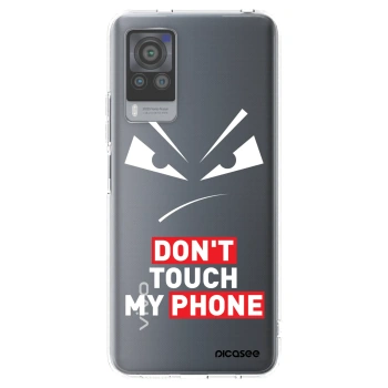 Picasee silikonový průhledný obal pro Vivo X60 Pro 5G - Evil Eye - Transparent