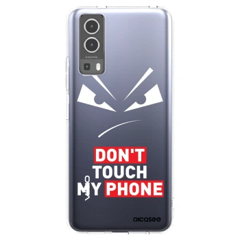 Picasee silikonový průhledný obal pro Vivo Y72 5G - Evil Eye - Transparent