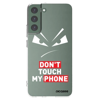 Picasee silikonový průhledný obal pro Samsung Galaxy S22+ 5G - Evil Eye - Transparent