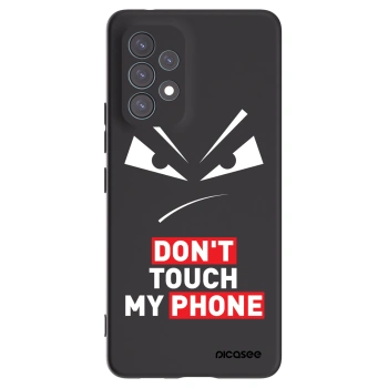 Picasee silikonový černý obal pro Samsung Galaxy A53 5G A536 - Evil Eye - Transparent
