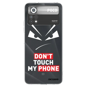 Picasee silikonový průhledný obal pro Xiaomi Poco X4 Pro 5G - Evil Eye - Transparent