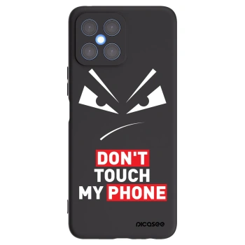 Picasee silikonový černý obal pro Honor X8 4G - Evil Eye - Transparent