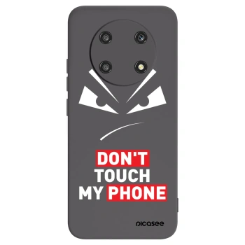 Picasee silikonový černý obal pro Honor Magic4 Lite 5G - Evil Eye - Transparent