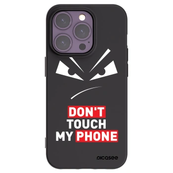 Picasee silikonový černý obal pro Apple iPhone 14 Pro - Evil Eye - Transparent