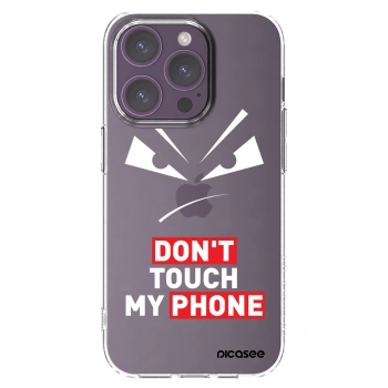 Picasee silikonový průhledný obal pro Apple iPhone 14 Pro - Evil Eye - Transparent