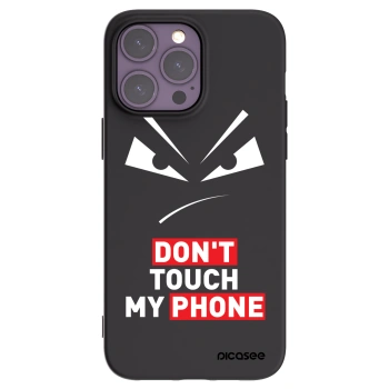 Picasee silikonový černý obal pro Apple iPhone 14 Pro Max - Evil Eye - Transparent
