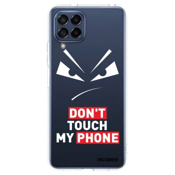 Picasee silikonový průhledný obal pro Samsung Galaxy M53 5G - Evil Eye - Transparent