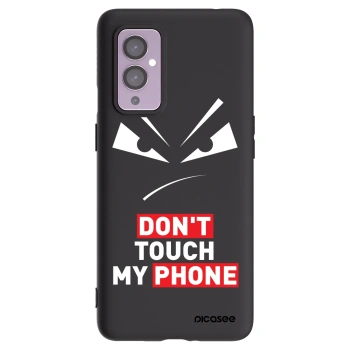 Picasee silikonový černý obal pro OnePlus 9 - Evil Eye - Transparent