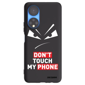 Picasee silikonový černý obal pro Honor X7 - Evil Eye - Transparent