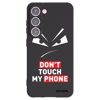 Picasee silikonový černý obal pro Samsung Galaxy S23 5G - Evil Eye - Transparent