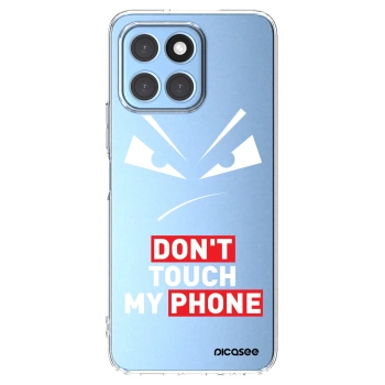 Picasee silikonový průhledný obal pro Honor X8 5G - Evil Eye - Transparent