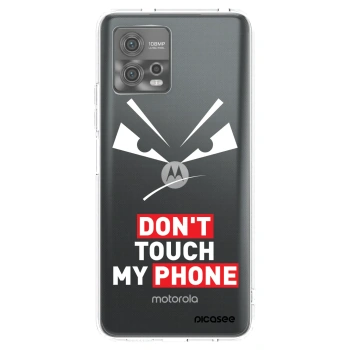 Picasee silikonový průhledný obal pro Motorola Moto G72 - Evil Eye - Transparent