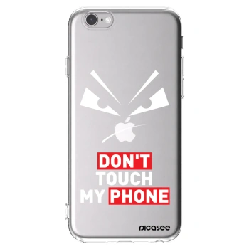 Picasee silikonový průhledný obal pro Apple iPhone 6/6S - Evil Eye - Transparent