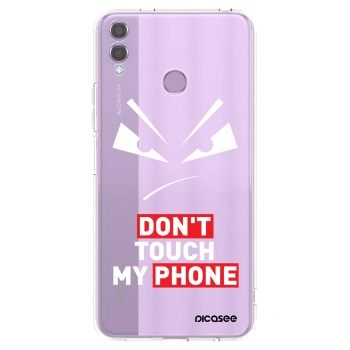 Picasee silikonový průhledný obal pro Honor 8X - Evil Eye - Transparent