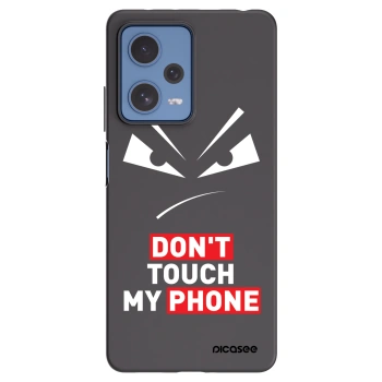 Picasee silikonový černý obal pro Xiaomi Redmi Note 12 Pro 5G - Evil Eye - Transparent