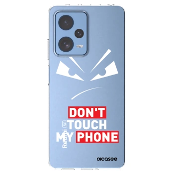 Picasee silikonový průhledný obal pro Xiaomi Redmi Note 12 Pro 5G - Evil Eye - Transparent