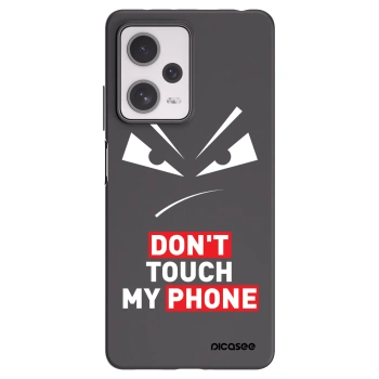 Picasee silikonový černý obal pro Xiaomi Redmi Note 12 Pro+ 5G - Evil Eye - Transparent