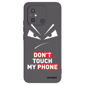 Picasee silikonový černý obal pro Xiaomi Redmi 12C - Evil Eye - Transparent