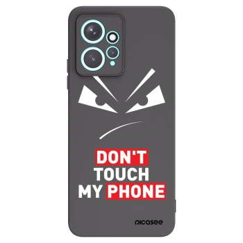 Picasee silikonový černý obal pro Xiaomi Redmi Note 12 4G - Evil Eye - Transparent