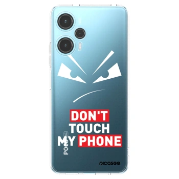 Picasee silikonový průhledný obal pro Xiaomi Poco F5 - Evil Eye - Transparent