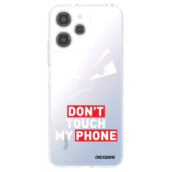 Picasee silikonový průhledný obal pro Xiaomi Redmi 12 4G - Evil Eye - Transparent