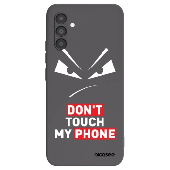 Picasee silikonový černý obal pro Samsung Galaxy A04s A047F - Evil Eye - Transparent