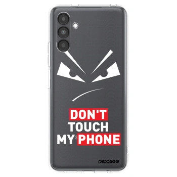 Picasee silikonový průhledný obal pro Samsung Galaxy A04s A047F - Evil Eye - Transparent