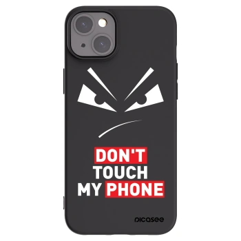 Picasee silikonový černý obal pro Apple iPhone 15 Plus - Evil Eye - Transparent