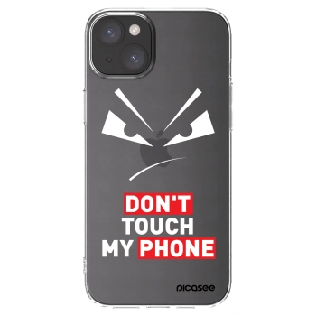 Picasee silikonový průhledný obal pro Apple iPhone 15 Plus - Evil Eye - Transparent