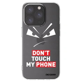 Picasee silikonový průhledný obal pro Apple iPhone 15 Pro - Evil Eye - Transparent