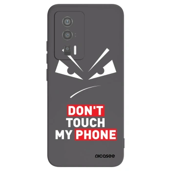 Picasee silikonový černý obal pro Xiaomi Poco F5 Pro 5G - Evil Eye - Transparent