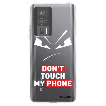 Picasee silikonový průhledný obal pro Xiaomi Poco F5 Pro 5G - Evil Eye - Transparent