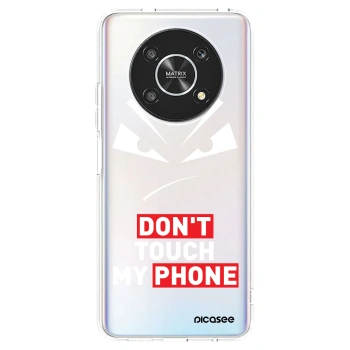 Picasee silikonový průhledný obal pro Honor Magic4 Lite 5G - Evil Eye - Transparent