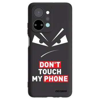 Picasee silikonový černý obal pro Honor X7a - Evil Eye - Transparent