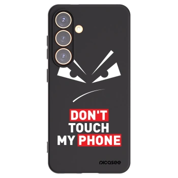 Picasee silikonový černý obal pro Samsung Galaxy S24 S921B 5G - Evil Eye - Transparent