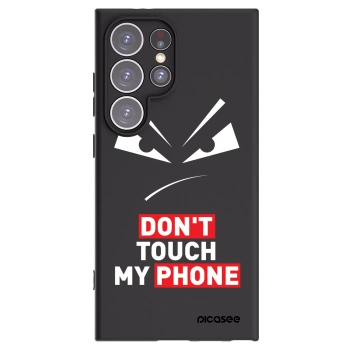Picasee silikonový černý obal pro Samsung Galaxy S24 Ultra S928B 5G - Evil Eye - Transparent
