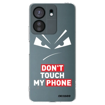 Picasee silikonový průhledný obal pro Xiaomi Redmi 13C 4G - Evil Eye - Transparent