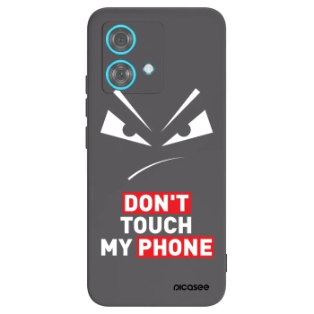 Picasee silikonový černý obal pro Motorola Edge 40 Neo - Evil Eye - Transparent