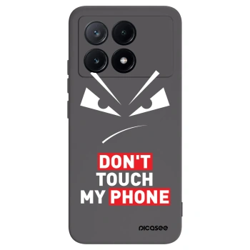 Picasee silikonový černý obal pro Xiaomi Poco X6 Pro - Evil Eye - Transparent