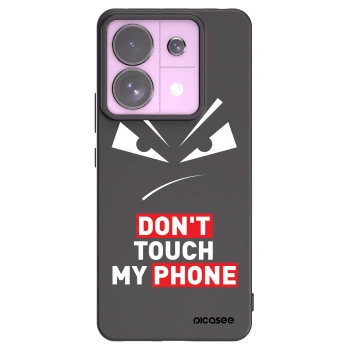 Picasee silikonový černý obal pro Xiaomi Redmi Note 13 Pro 5G - Evil Eye - Transparent