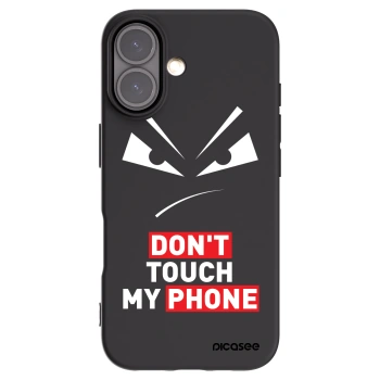 Picasee silikonový černý obal pro Apple iPhone 16 - Evil Eye - Transparent