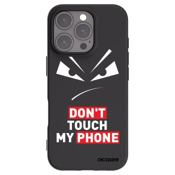 Picasee silikonový černý obal pro Apple iPhone 16 Pro - Evil Eye - Transparent