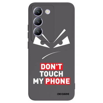 Picasee silikonový černý obal pro Vivo V40 SE 5G - Evil Eye - Transparent
