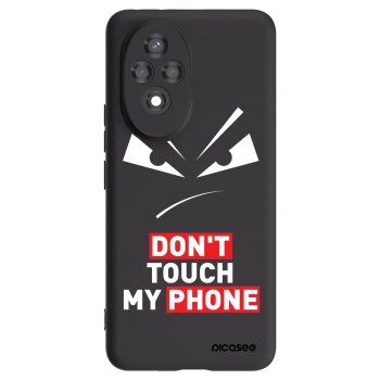 Picasee silikonový černý obal pro Honor 200 Pro 5G - Evil Eye - Transparent