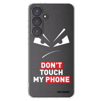 Picasee silikonový průhledný obal pro Samsung Galaxy S24 FE S721B - Evil Eye - Transparent