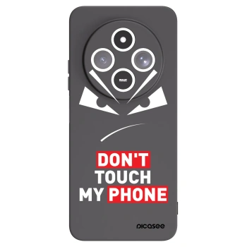 Picasee silikonový černý obal pro Xiaomi Redmi 14C - Evil Eye - Transparent